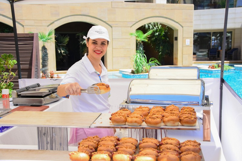 Lunch by the pool at Kempinski Summerland Hotel & Resort